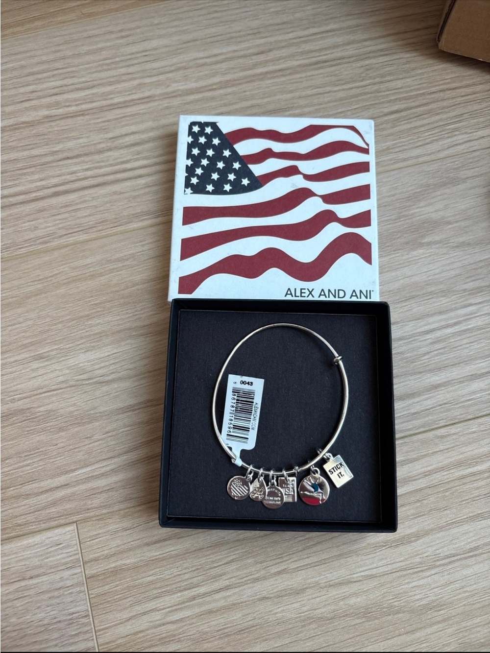 Alex and Ani Team USA Gymnastics Bracelet